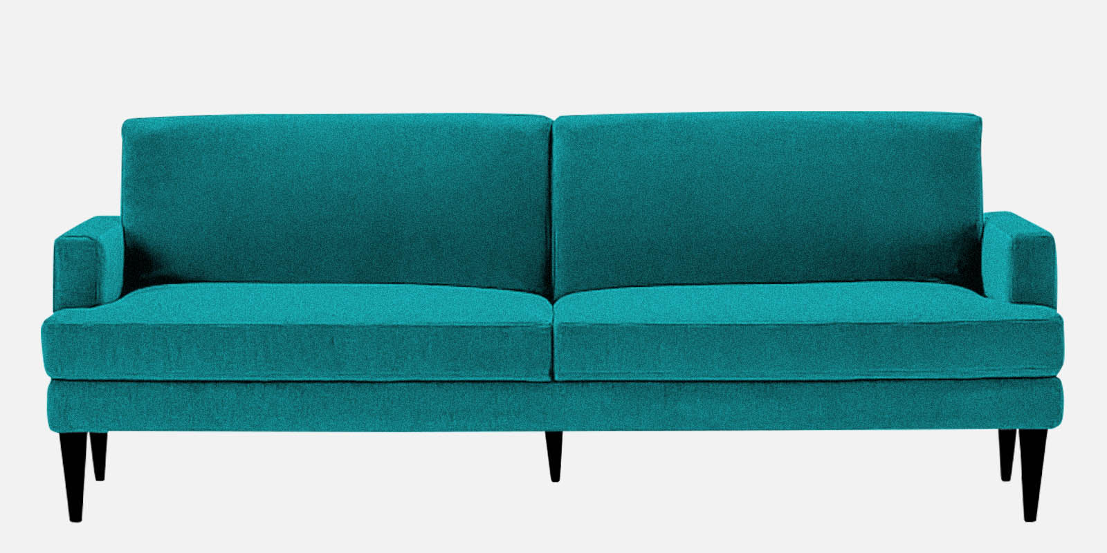 Zoya Fabric 3 Seater Convertible Sofa Cum Bed In Sea Green Colour - Febonic Living