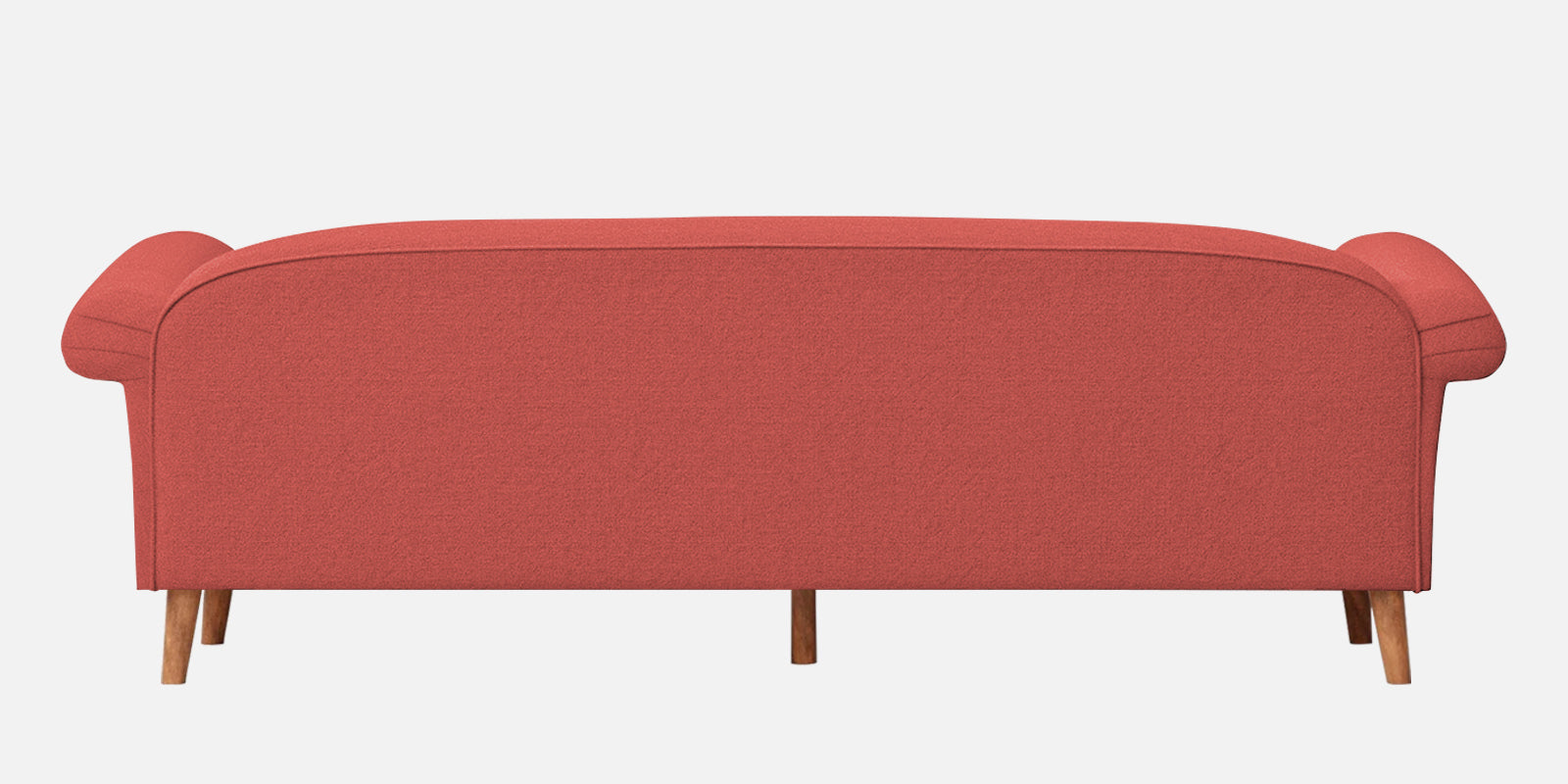 Barber Fabric 3 Seater Sofa In Salmon Pink Colour - Febonic Living