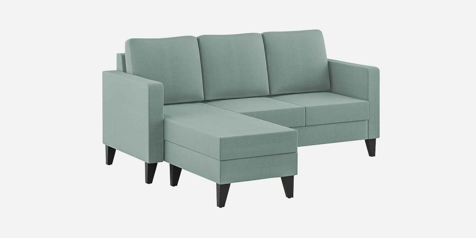 Nori Fabric RHS Sectional Sofa (2+Lounger) In Suka Blue Colour - Febonic Living
