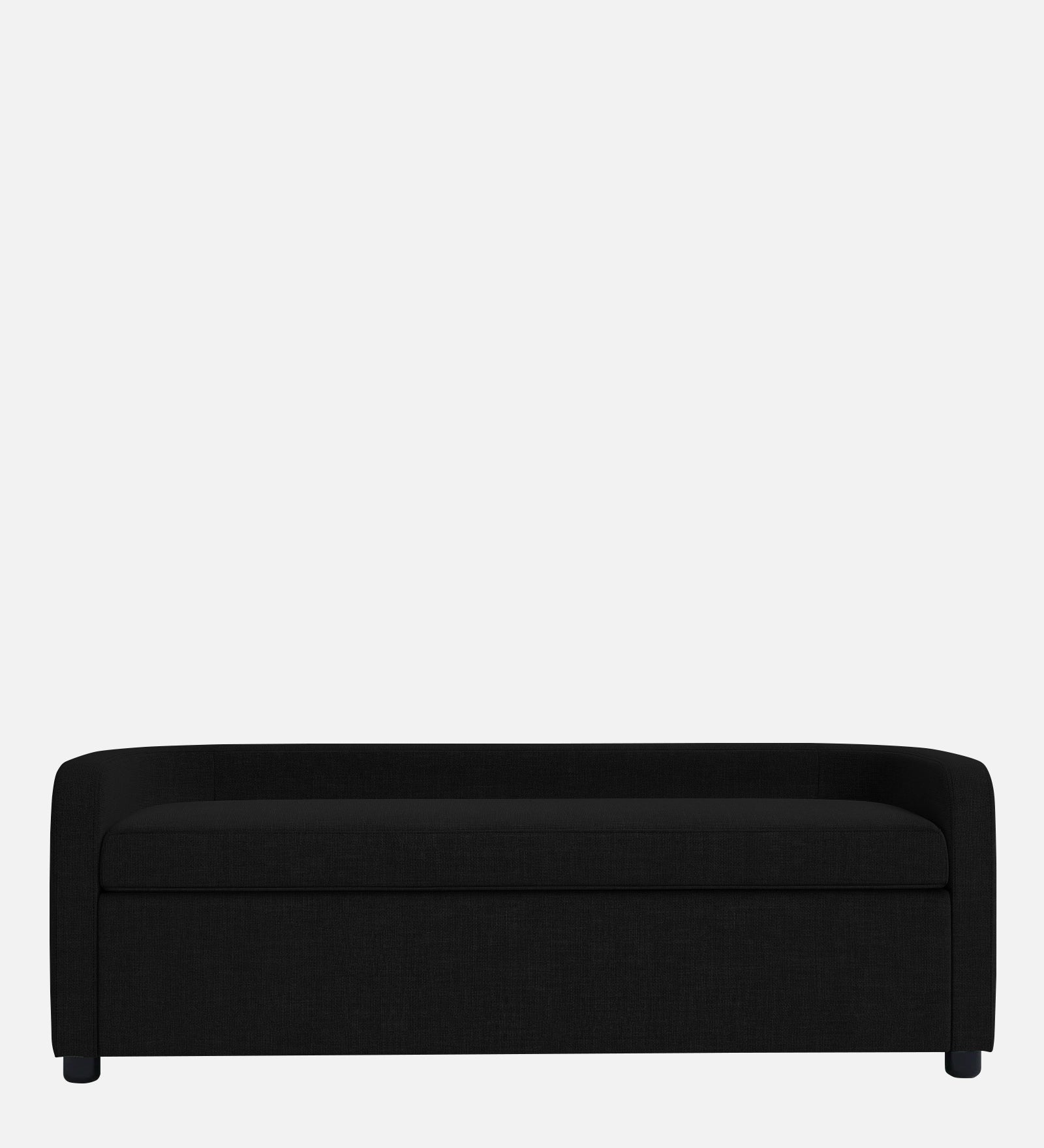 Cooper Fabric Storage Bench In Zed Black Colour - Febonic Living