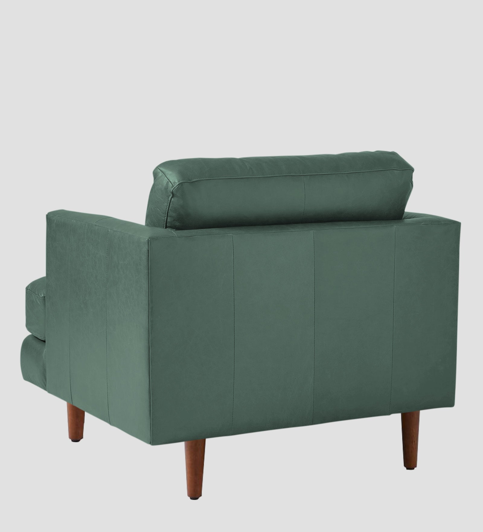 Sterio Leatherette 1 Seater Sofa In Mint Green Colour - Febonic Living