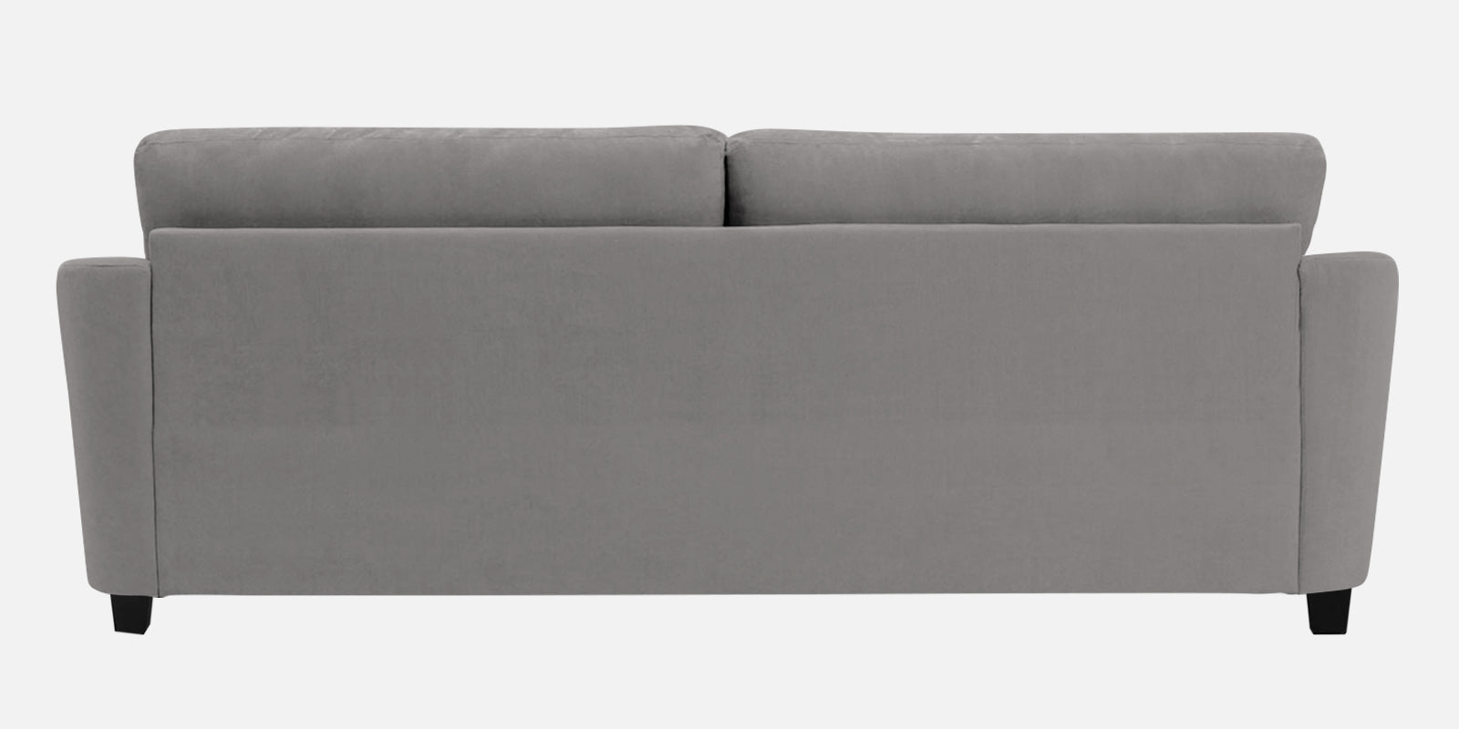 Mulan Fabric 3 Seater Sofa In Silver Grey Colour - Febonic Living