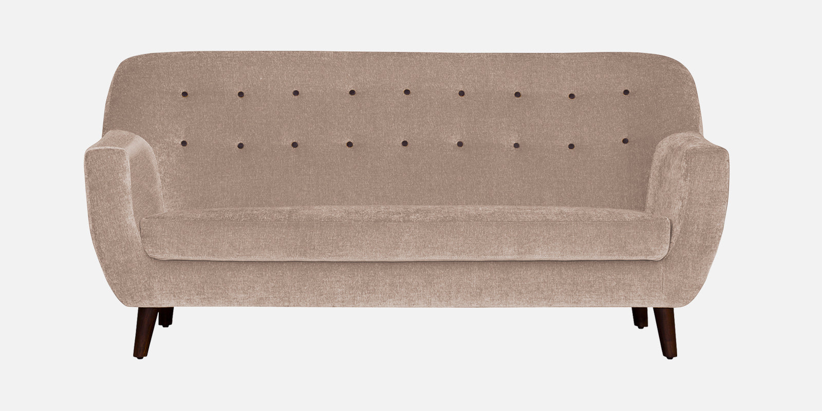 German Fabric 3 Seater Sofa In Kadhi Beige Colour - Febonic Living