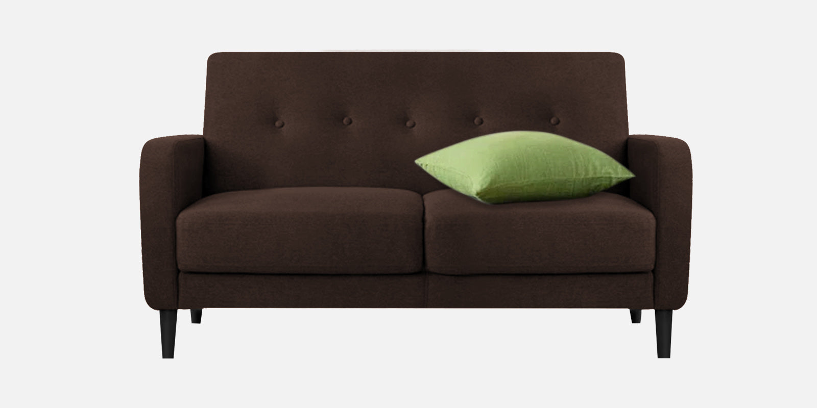 Marq Fabric 2 Seater Sofa In Coffee Brown Colour - Febonic Living