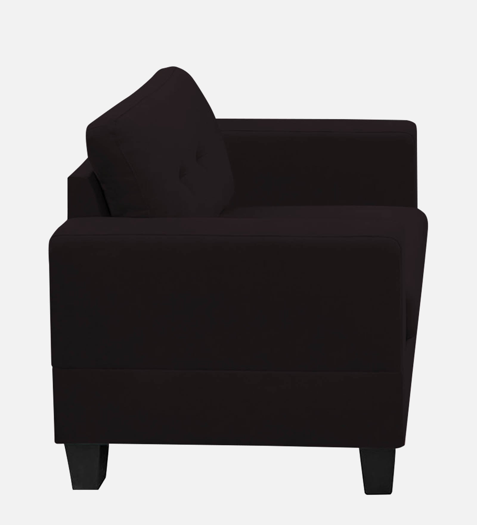 Thomas Fabric 1 Seater Sofa In Cara Brown Colour - Febonic Living