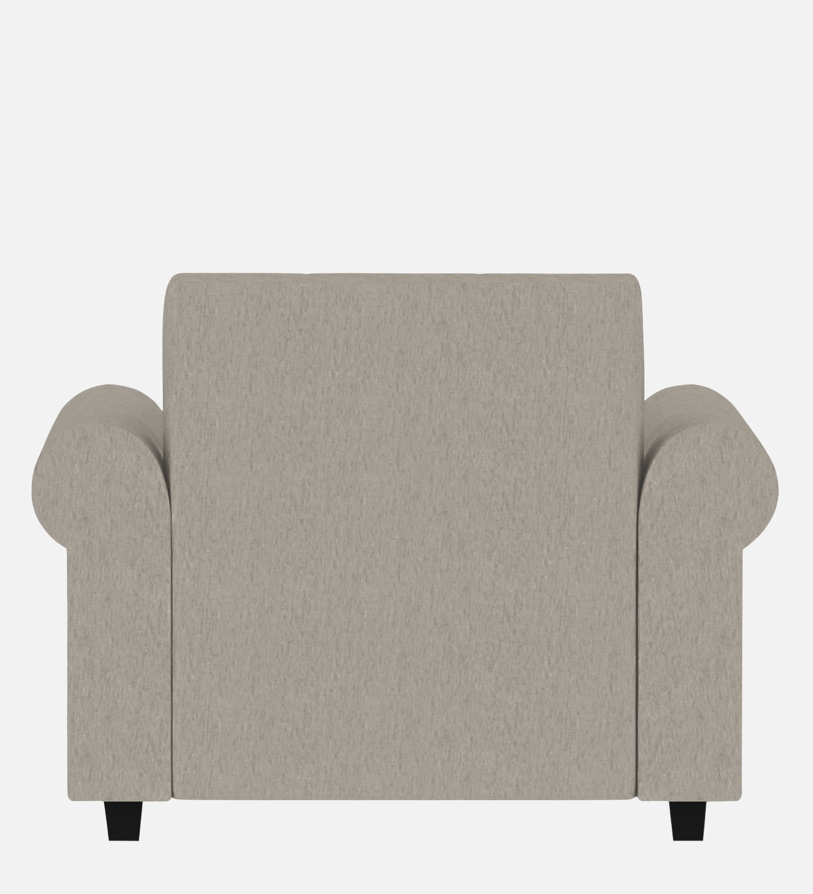 Derado Fabric 1 Seater Sofa In Ash Grey Colour - Febonic Living