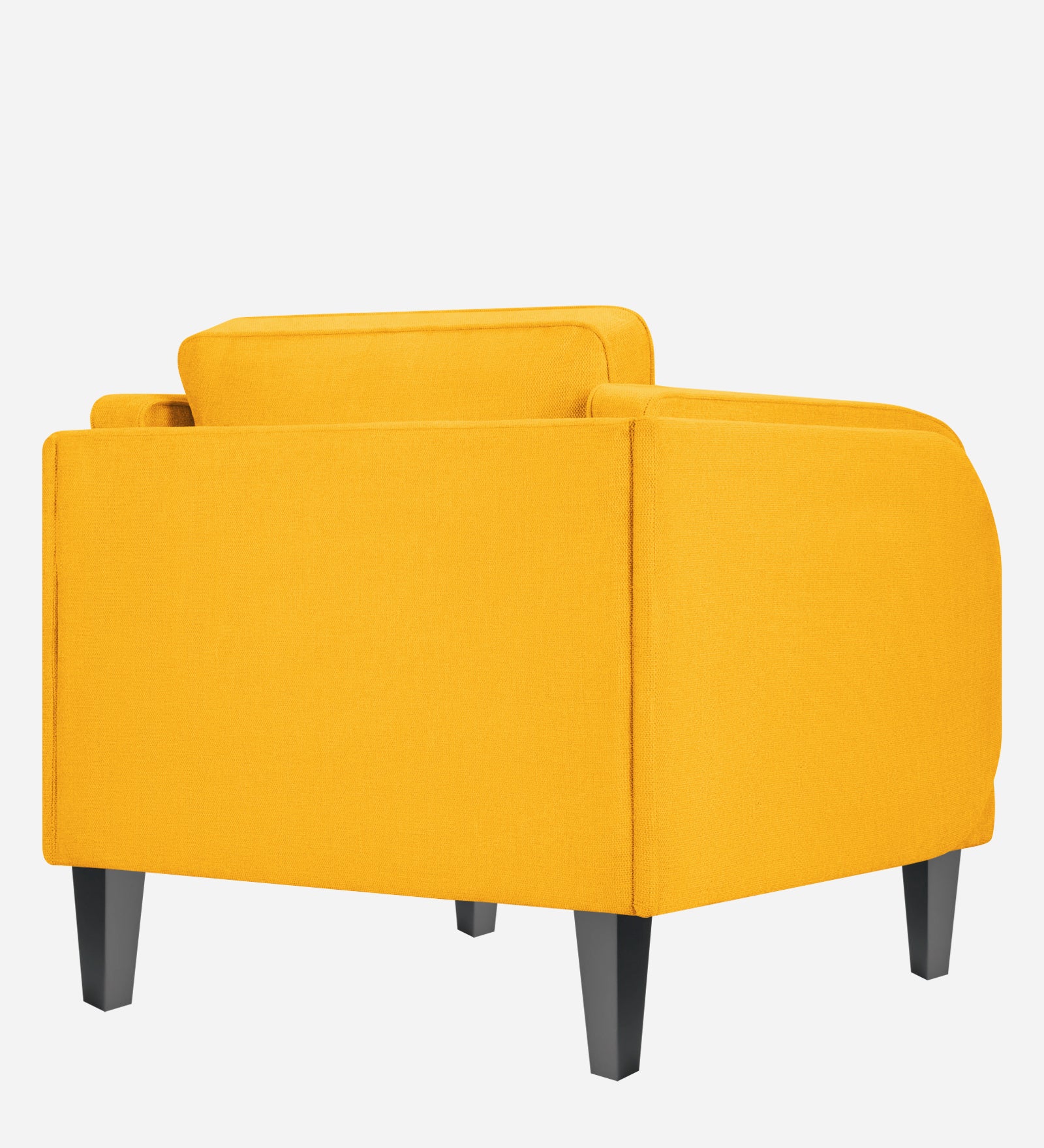 Siddy Fabric 1 Seater Sofa in Bold Yellow Colour