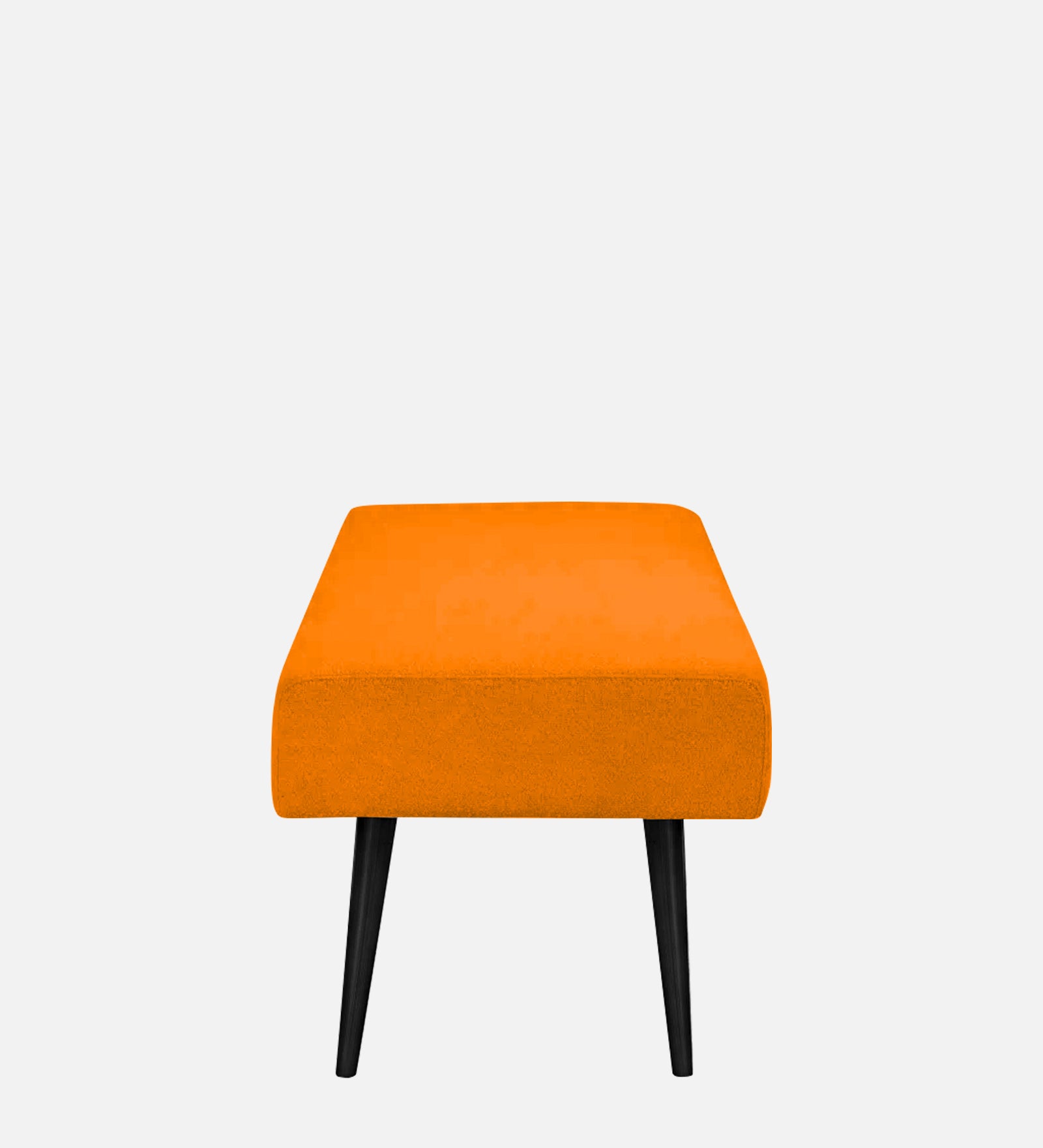 Orbit Fabric Bench In Vivid Orange Colour - Febonic Living