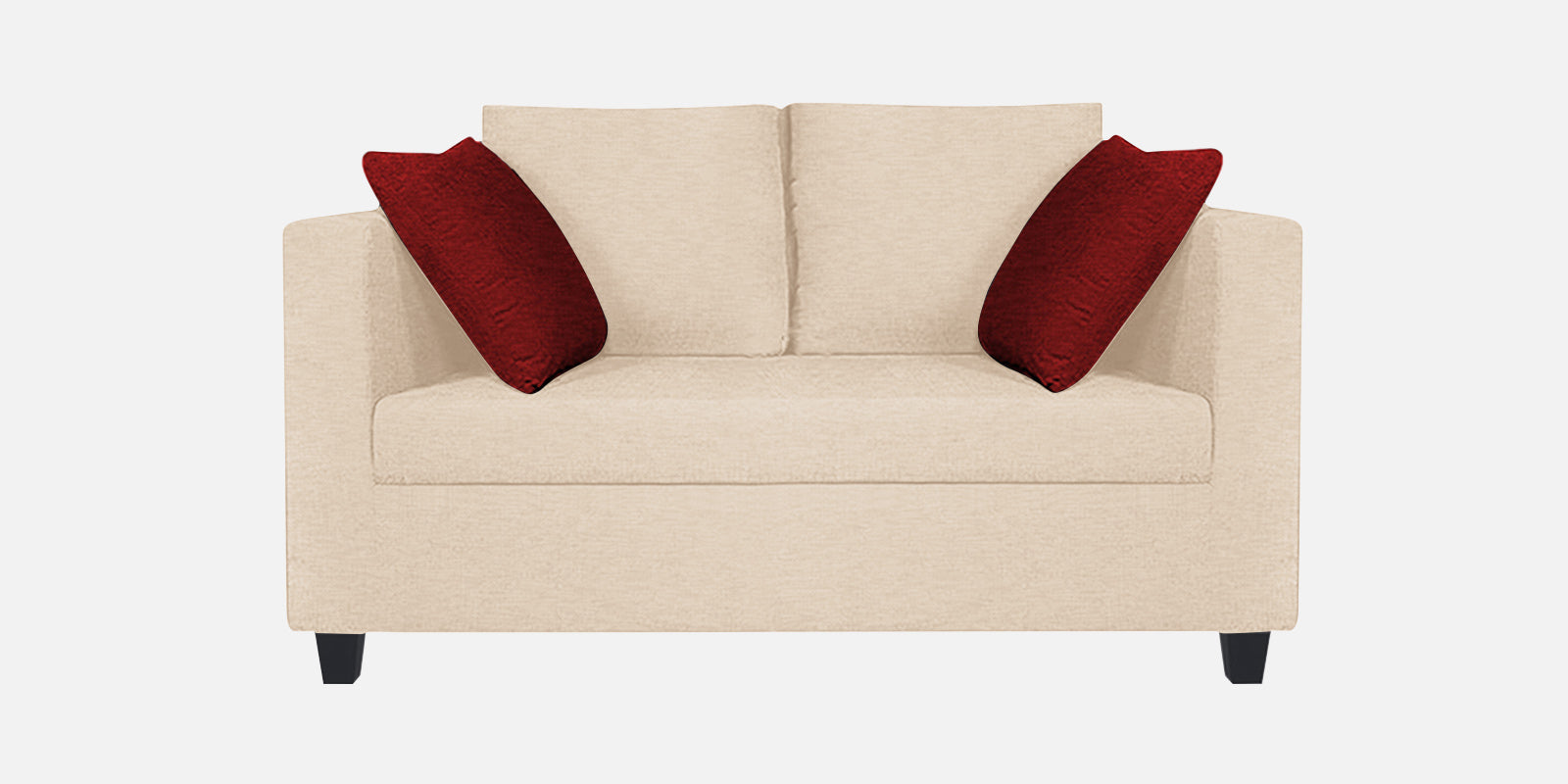 Nuska Fabric 2 Seater Sofa In Woom Beige Colour - Febonic Living