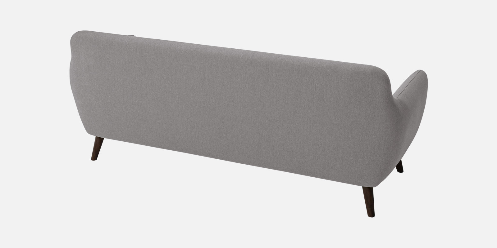 Goofy Fabric 3 Seater Sofa In Silver Grey Colour - Febonic Living