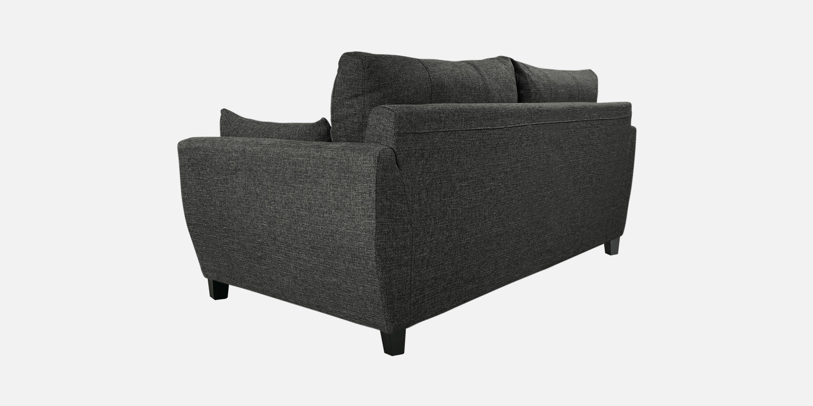 Mario Fabric 2 Seater Sofa In Charcoal Grey Colour - Febonic Living