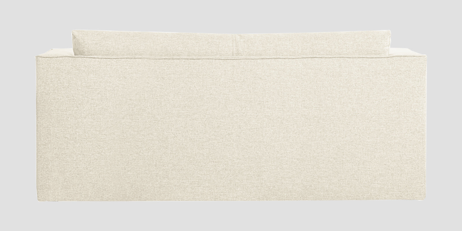 Kenia Fabric 3 Seater Foldable Sofa Cum Bed In Ivory cream Colour - Febonic Living