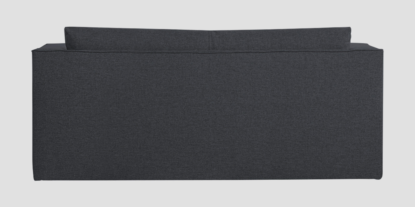 Kenia Fabric 3 Seater Foldable Sofa Cum Bed In Charcoal Grey Colour - Febonic Living