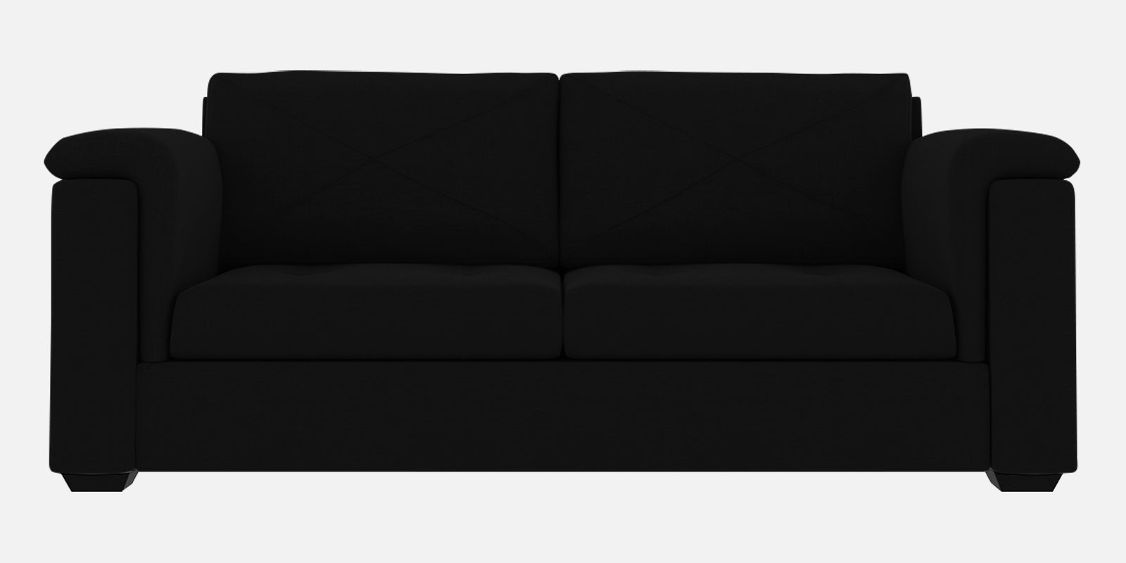 Andres Fabric 3 Seater Sofa In Heather Black Colour - Febonic Living