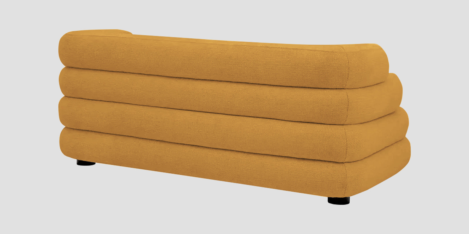 Wener Fabric 2 Seater Sofa In Corn Yellow Colour - Febonic Living