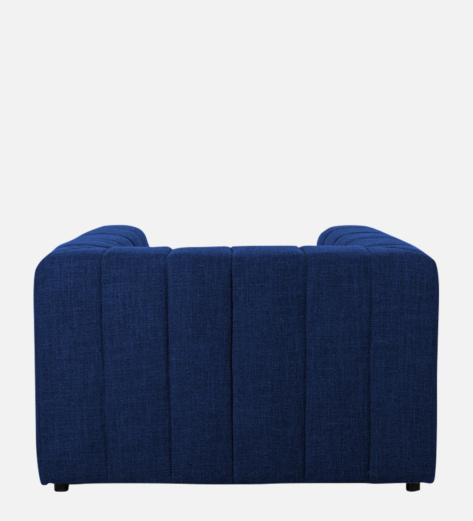 Lara Fabric 1 Seater Sofa In Royal Blue Colour - Febonic Living