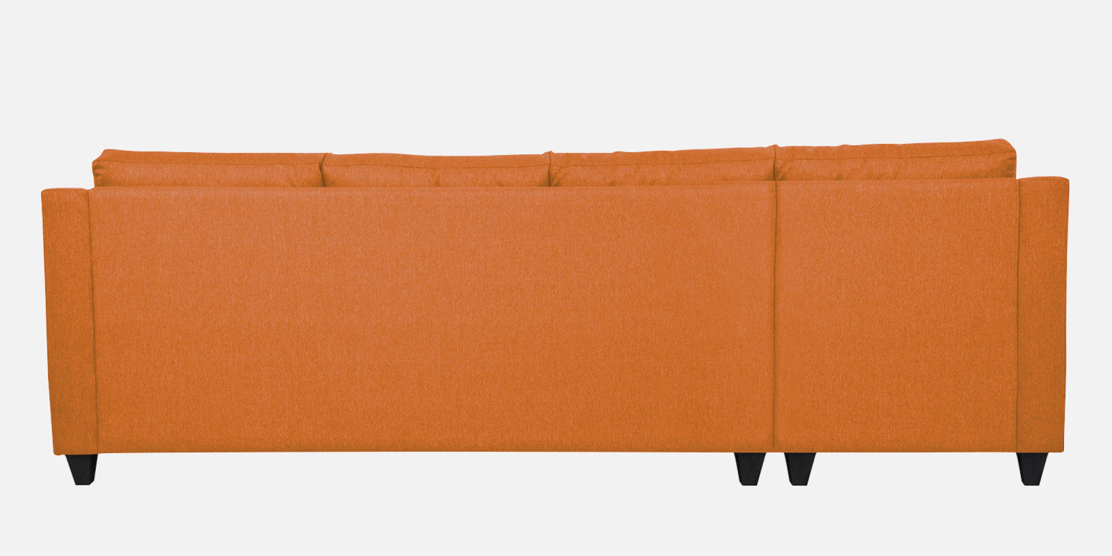 Welly Fabric Rhs Sectional Sofa 3 Lounger In Dark Orange Colour - Febonic Living