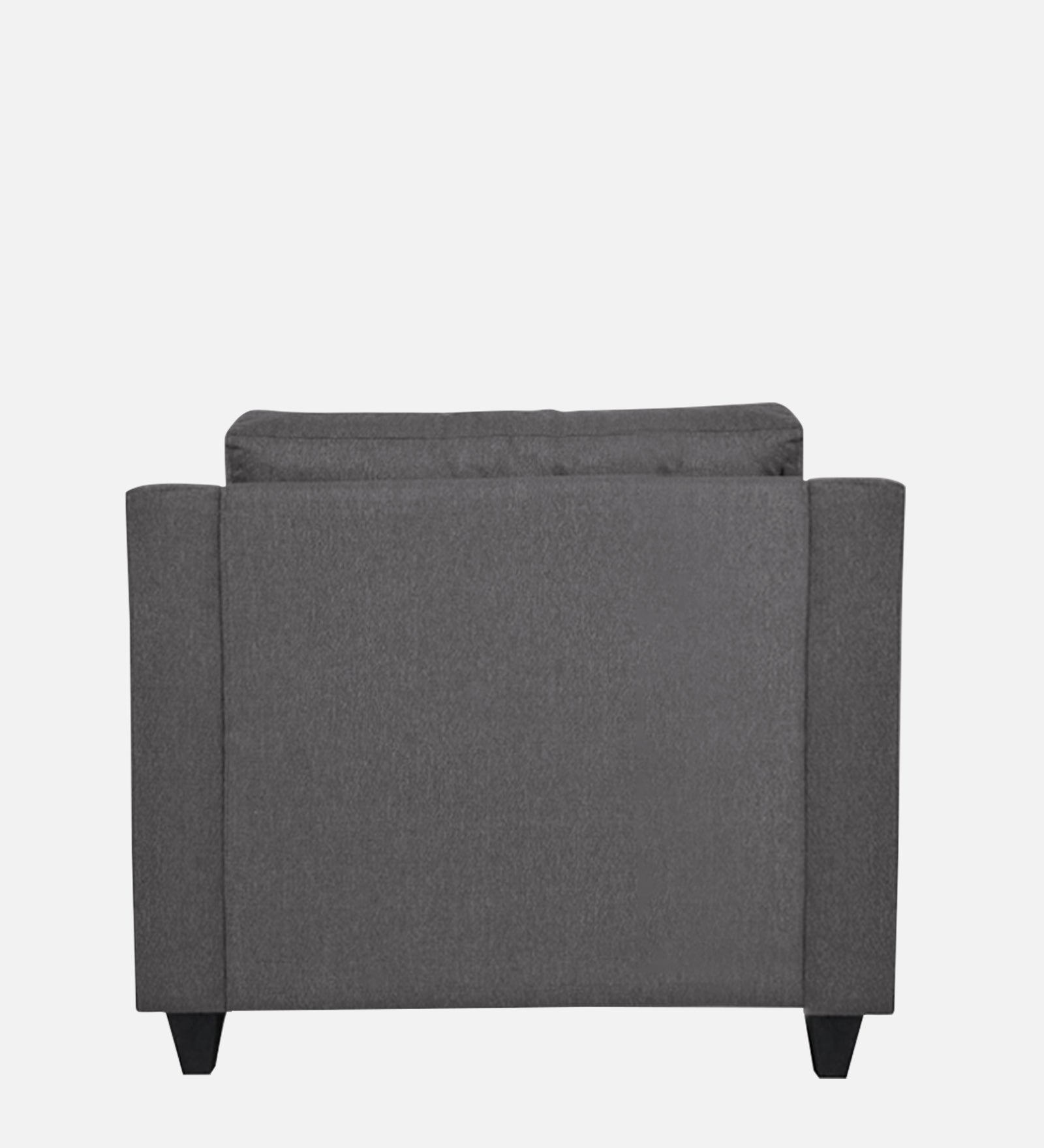 Welly Fabric 1 Seater Sofa In Sudo Grey Colour - Febonic Living