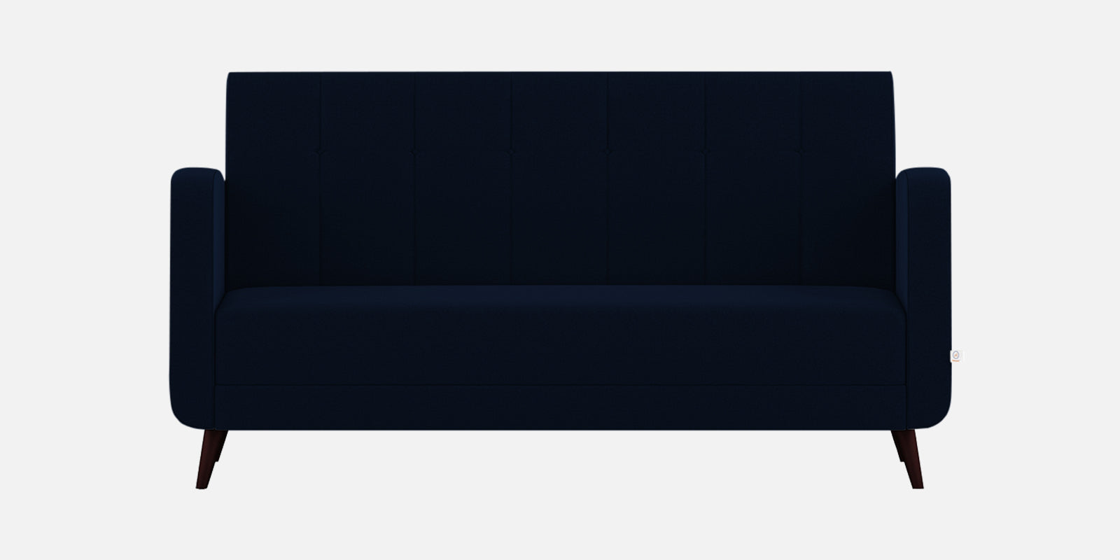 Wiki Velvet 3 Seater Sofa In Dark Blue Colour - Febonic Living