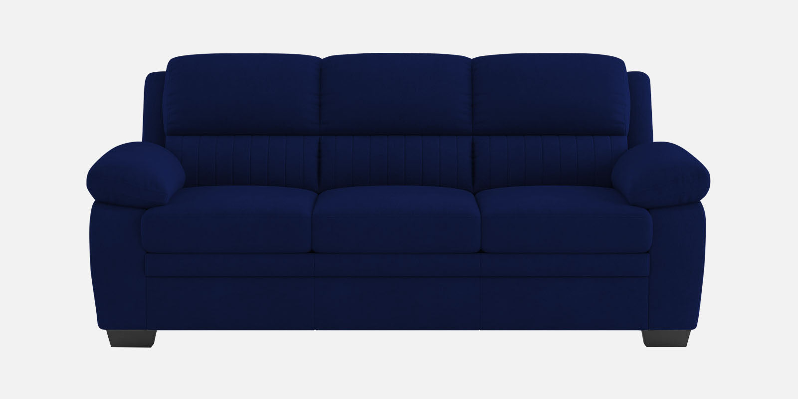Miranda Velvet 3 Seater Sofa In Dark Blue Colour - Febonic Living
