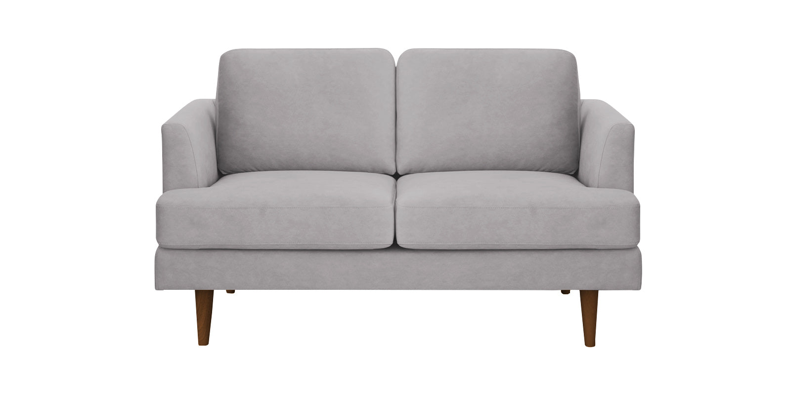 Motra Velvet 2 Seater Sofa In Concrete grey Colour - Febonic Living