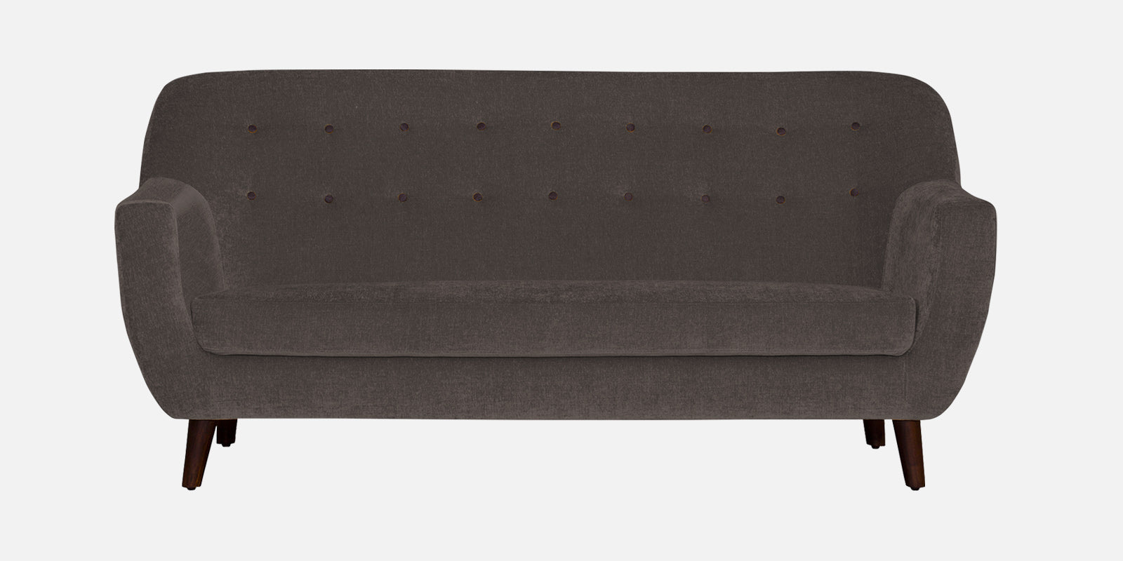 German Fabric 3 Seater Sofa In Caspa Brown Colour - Febonic Living