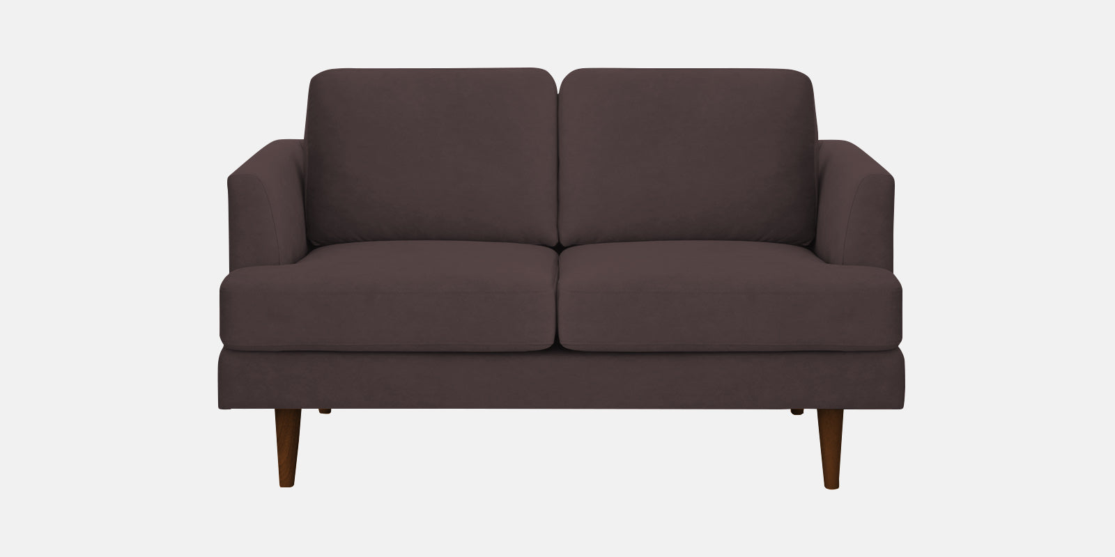 Motra Velvet 2 Seater Sofa In Mocha Brown Colour - Febonic Living