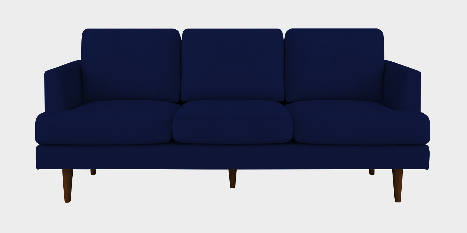 Motra Velvet 3 Seater Sofa In indigo blue Colour - Febonic Living