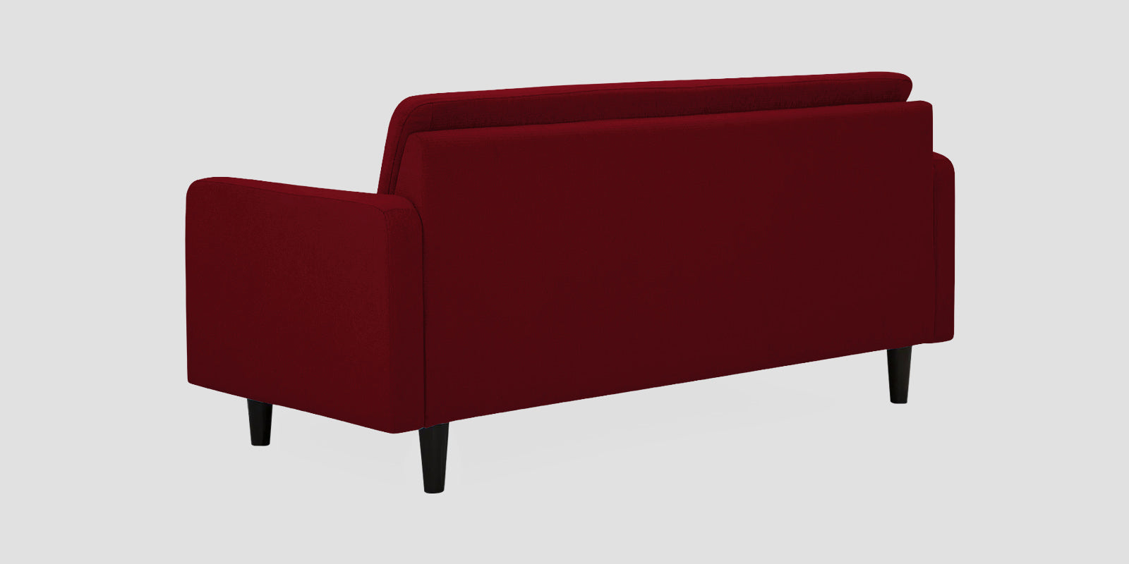 Noha Fabric 2 Seater Sofa In Ruby Red Colour - Febonic Living