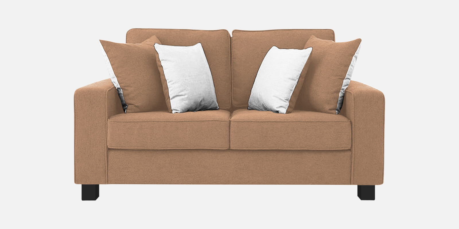Ladybug Fabric 2 Seater Sofa In Cosmic Beige Colour - Febonic Living