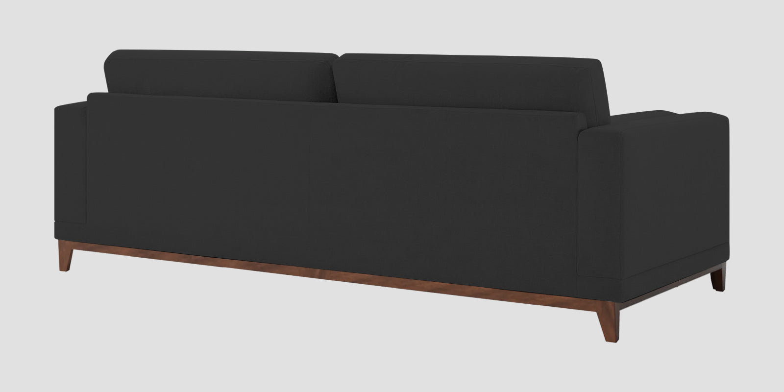 Esha Fabric 3 Seater Sofa In Bitter Black Colour - Febonic Living