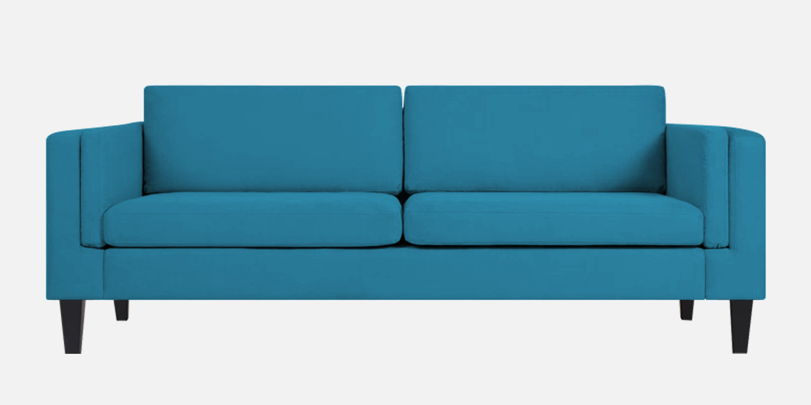 Jasper Velvet 3 Seater Sofa in Aqua blue Colour