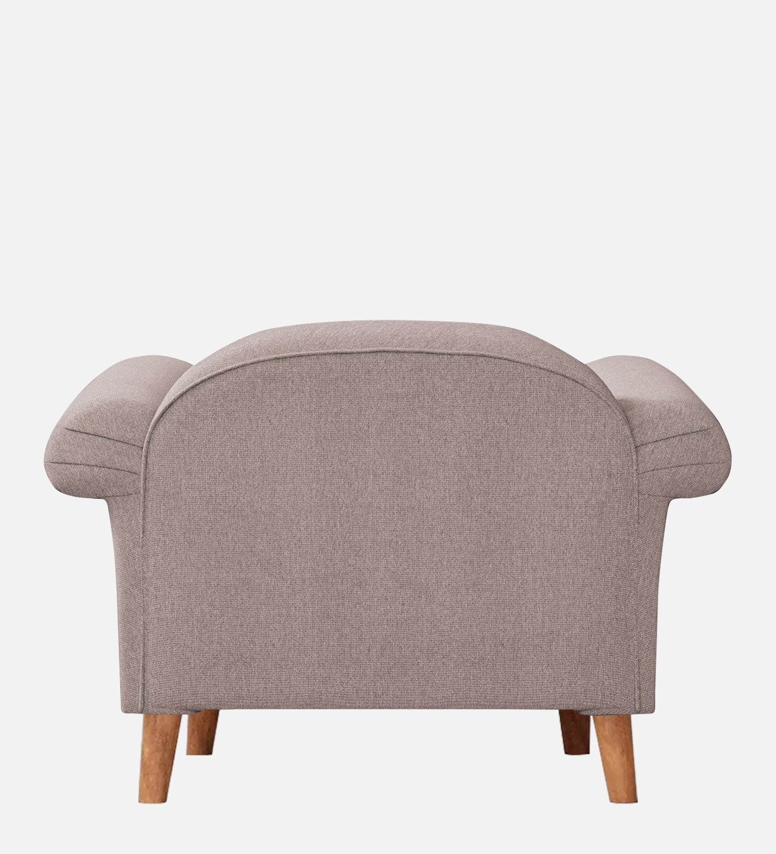 Barber Fabric 1 Seater Sofa In Almond Beige Colour - Febonic Living