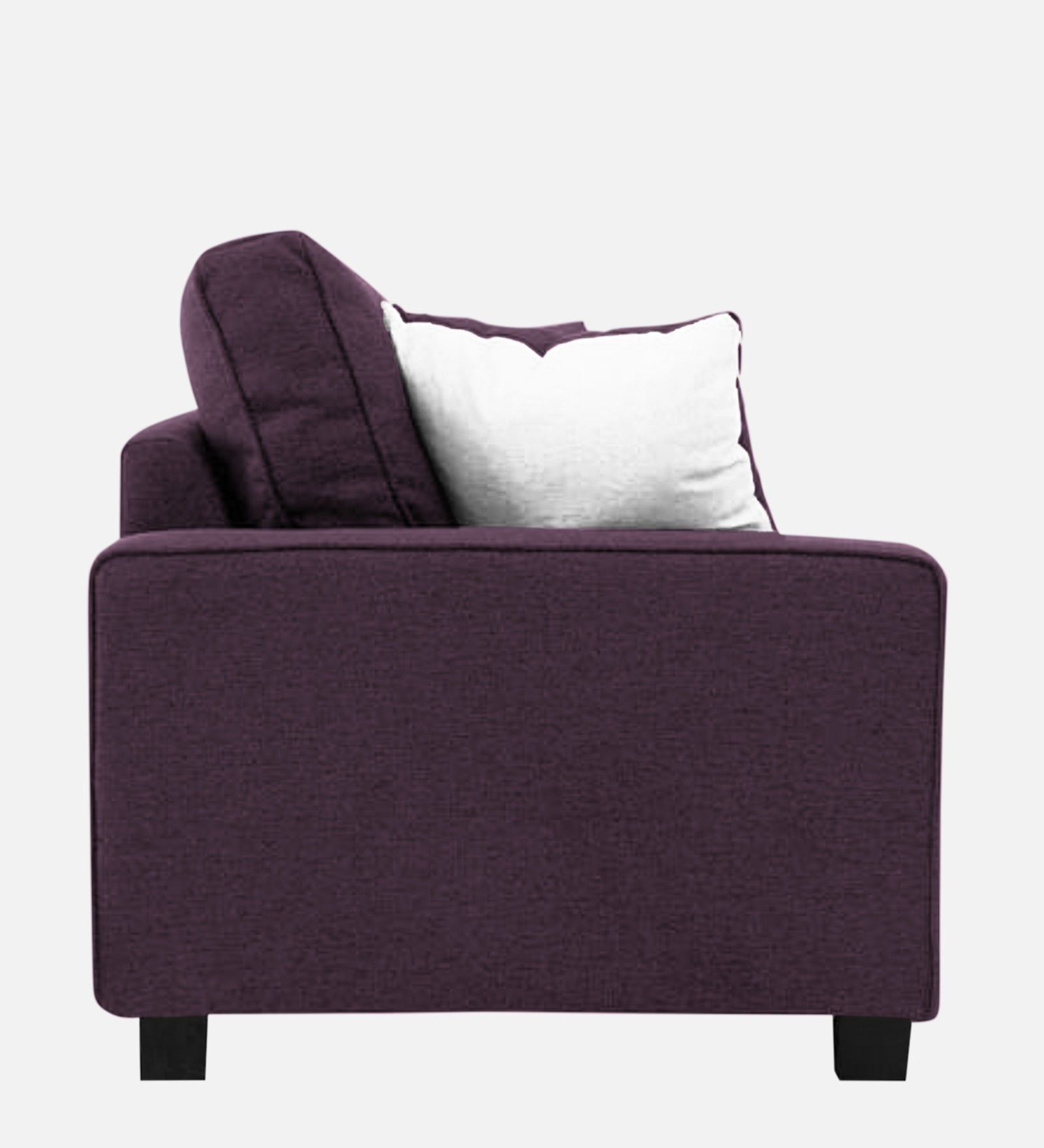 Ladybug Fabric 1 Seater Sofa In Greek Purple Colour - Febonic Living