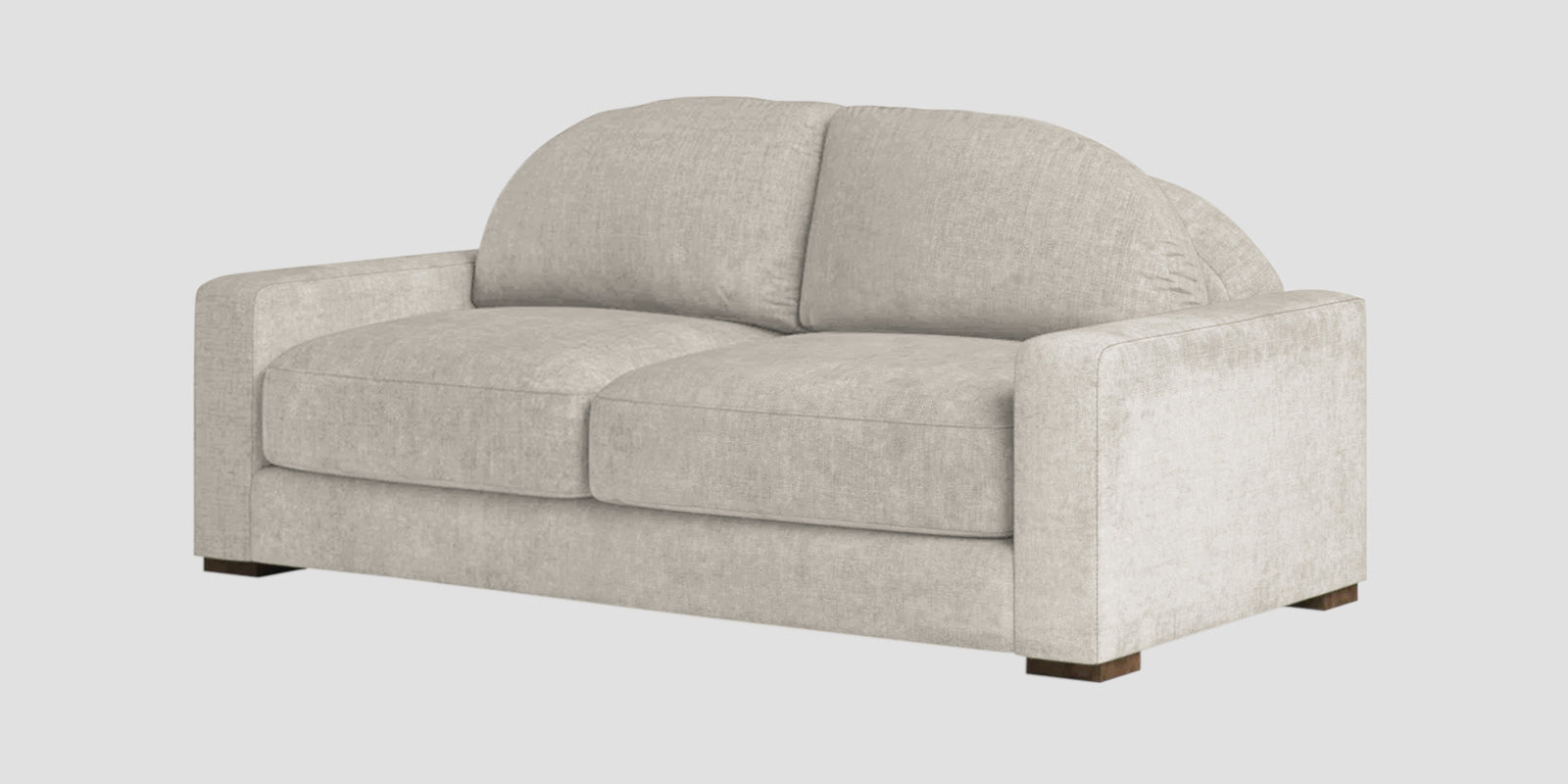Dara Fabric 2 Seater Sofa In Ash Grey Colour - Febonic Living