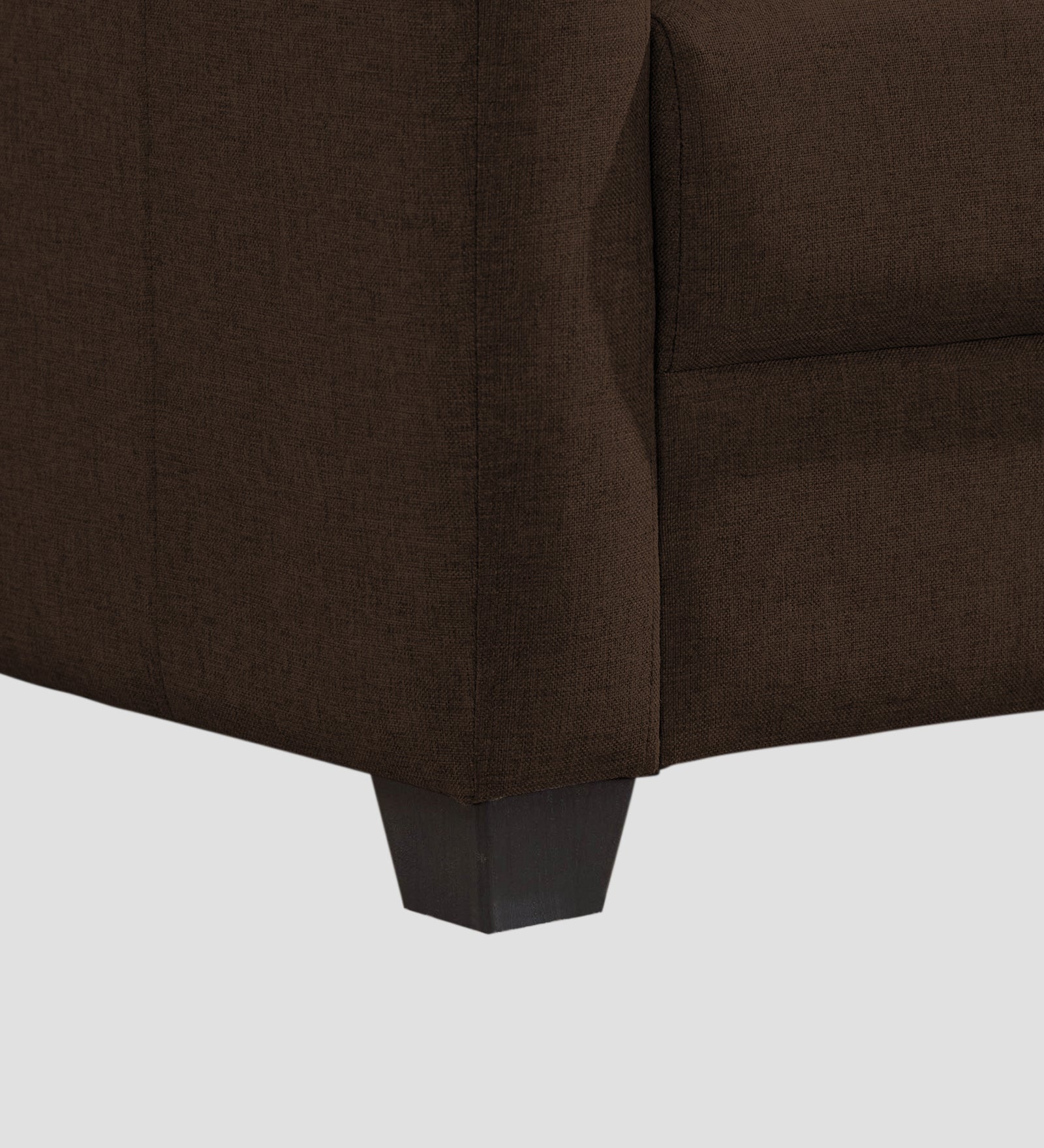 Devo Fabric 1 Seater Sofa In Cidar Brown Colour - Febonic Living