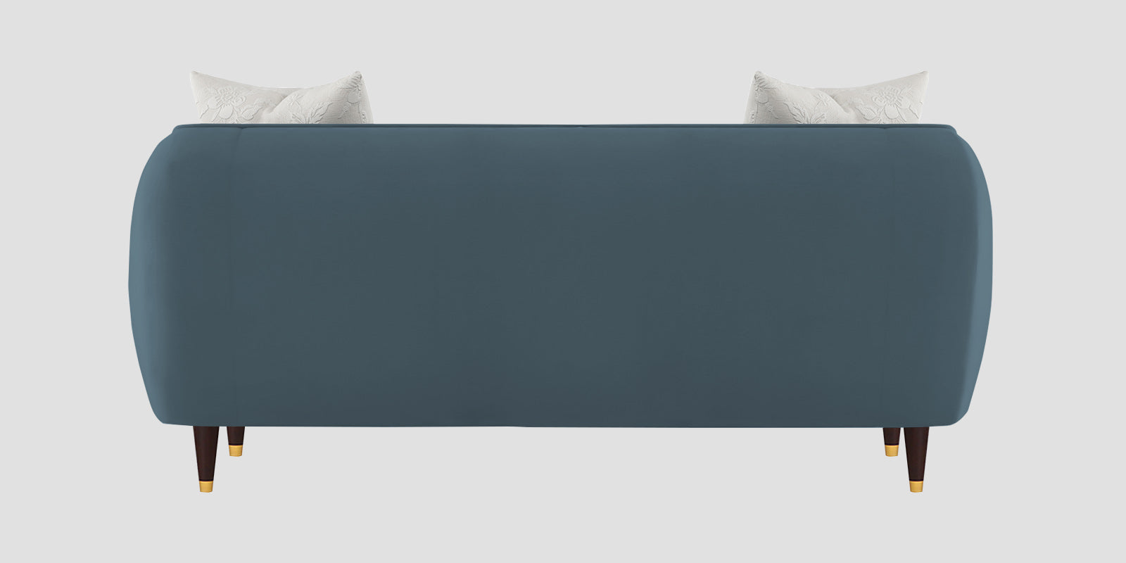 Hairo Velvet 2 Seater Sofa In Oxford Blue Colour - Febonic Living