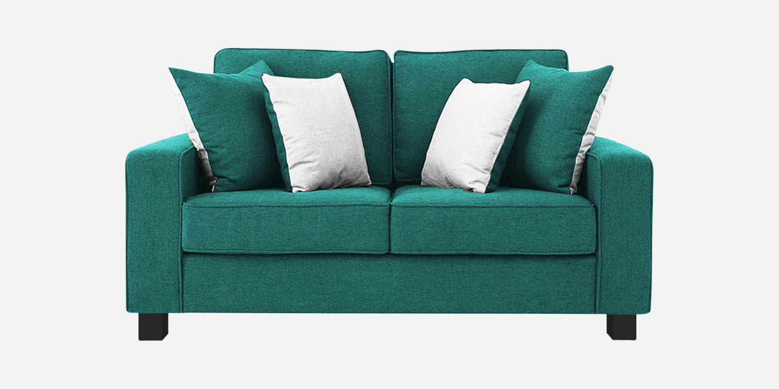 Ladybug Fabric 2 Seater Sofa In Sea Green Colour - Febonic Living