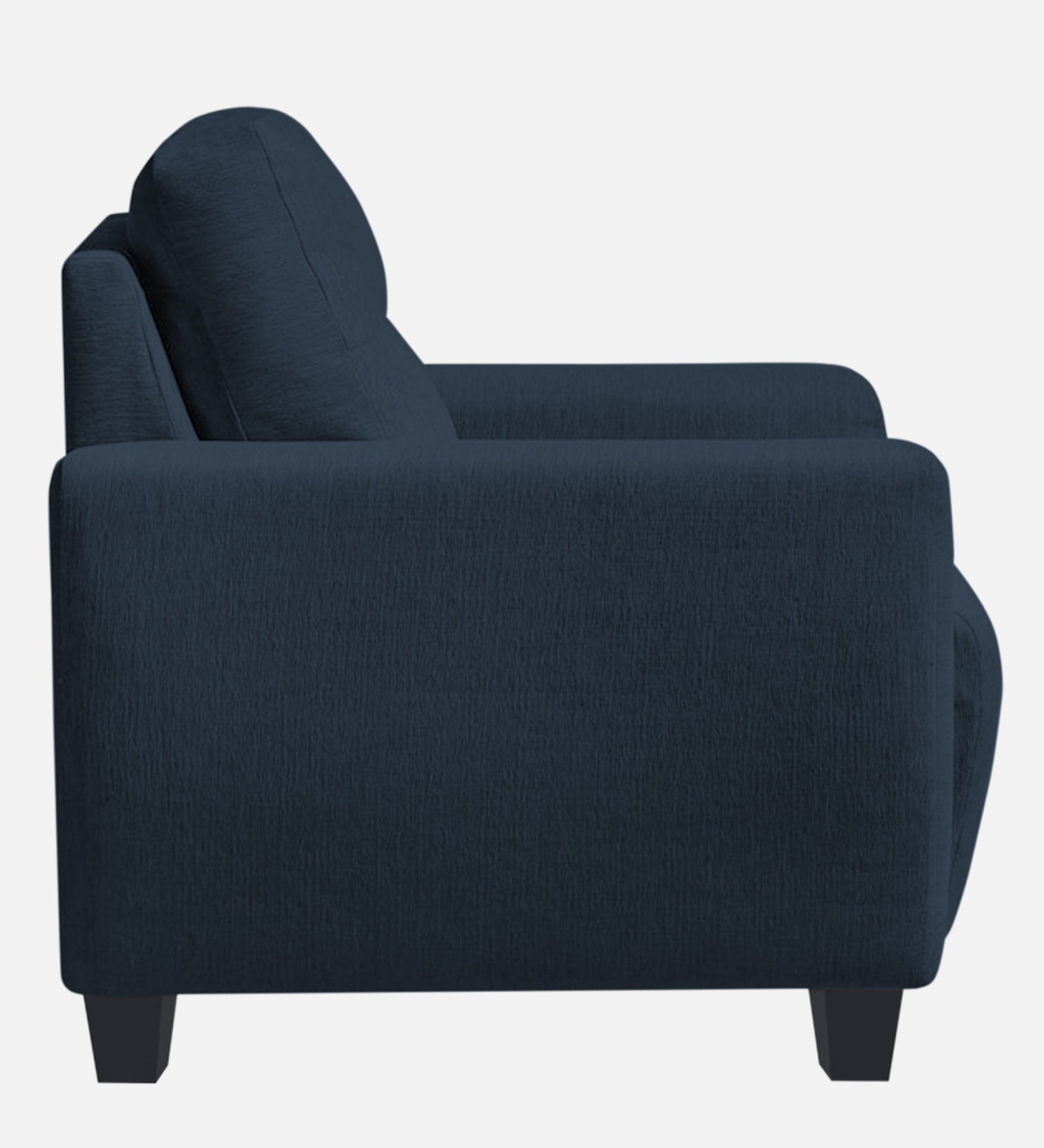 Bakadi Fabric 1 Seater Sofa In Denim Blue Colour - Febonic Living