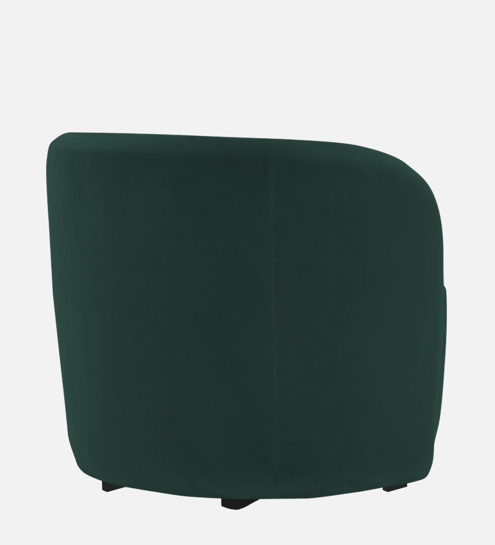 Lucky Velvet Wing Chair In Forest Green Colour - Febonic Living