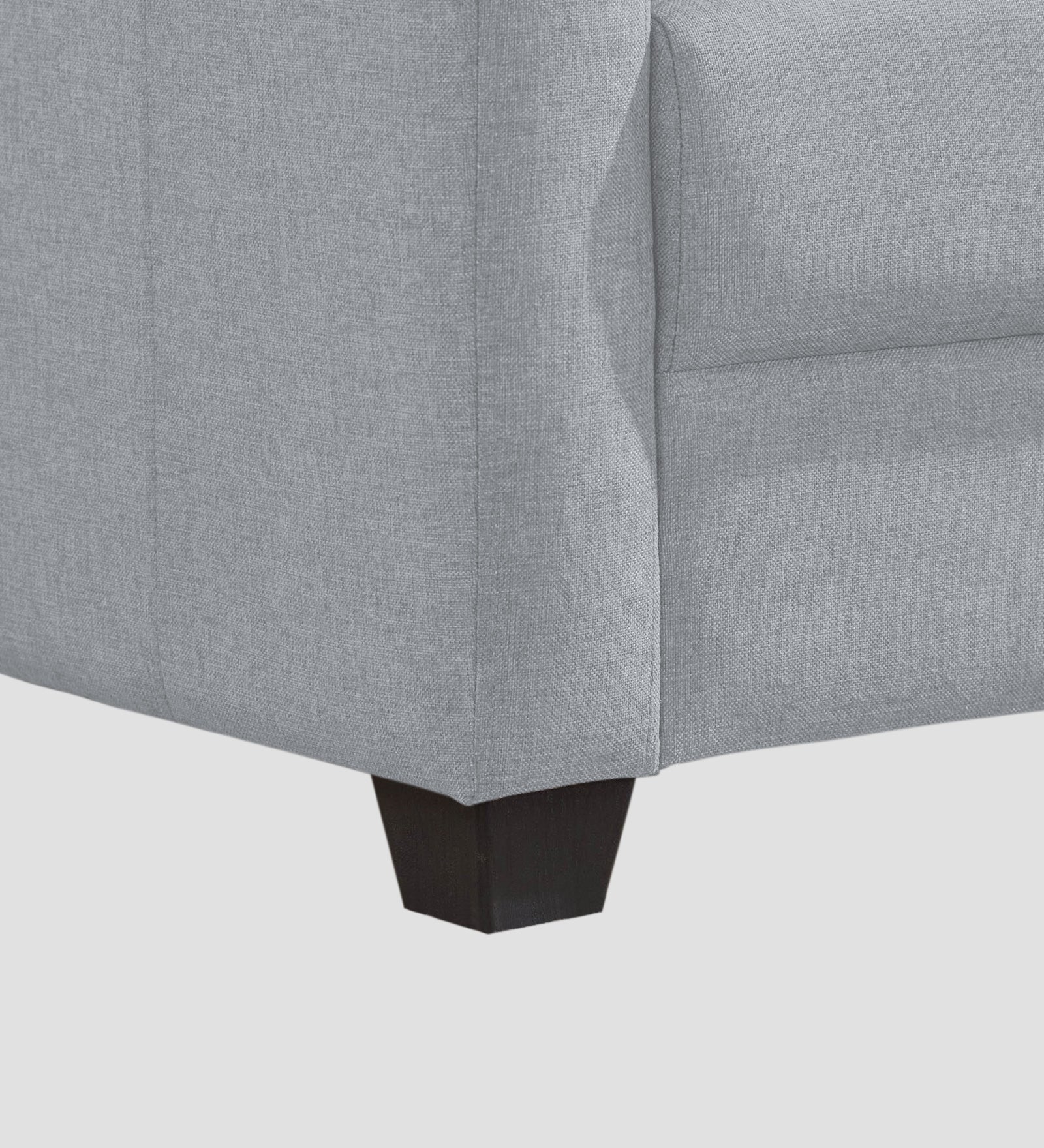 Devo Fabric 1 Seater Sofa In Coin Grey Colour - Febonic Living