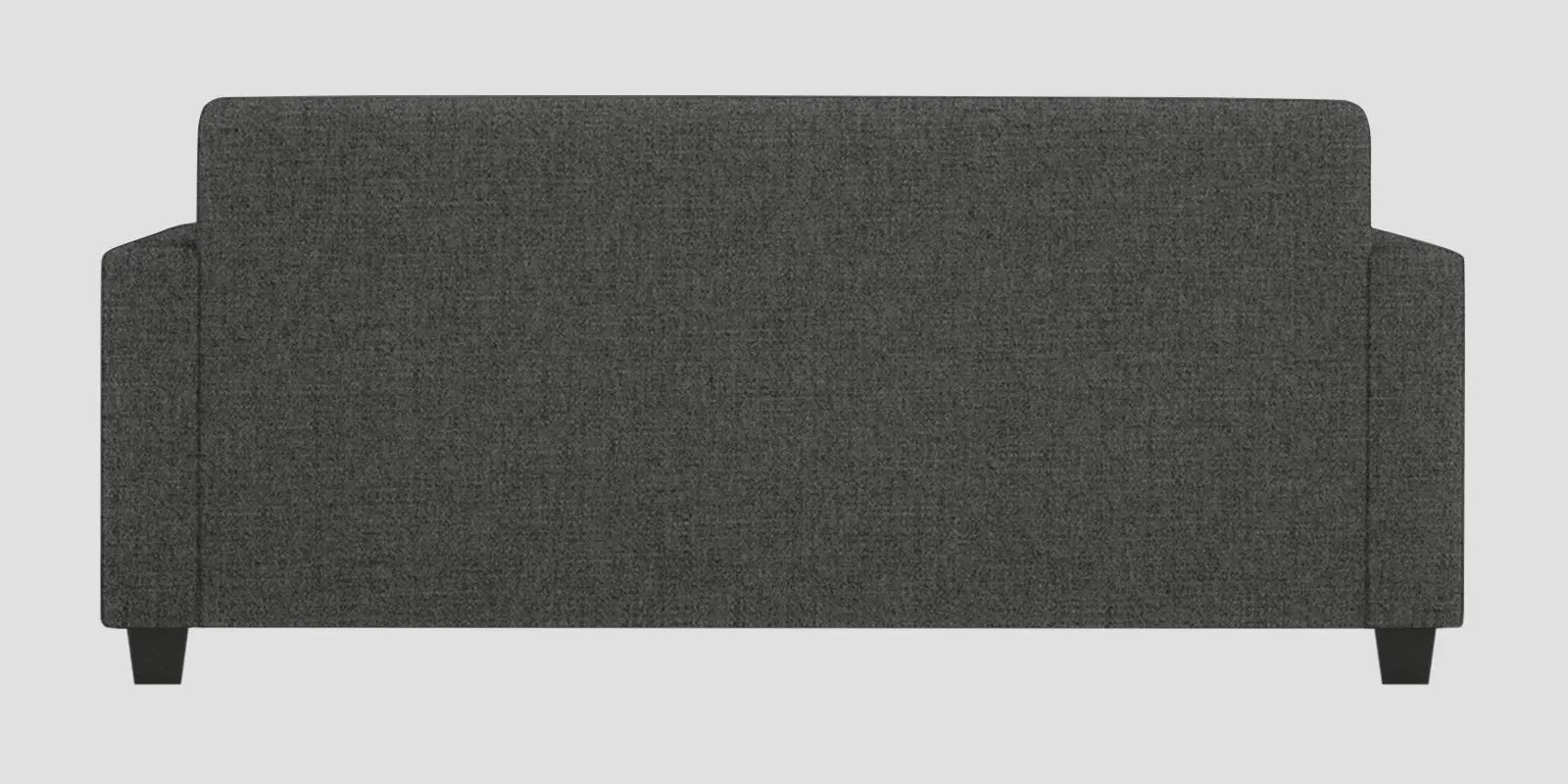 Lipu Fabric 3 Seater Sofa In Charcoal Grey Colour Febonic Living