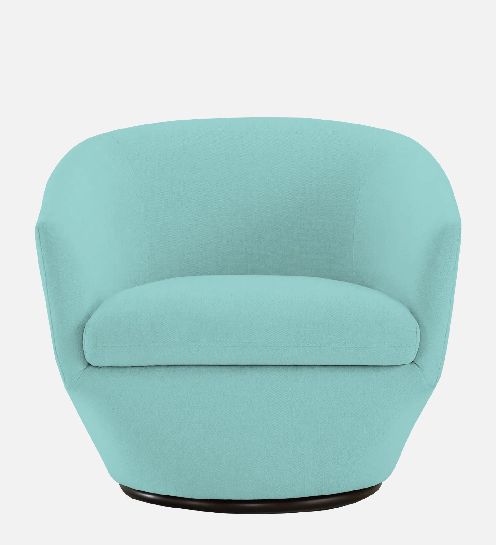Haddie Velvet Swivel Chair In Barmunda Aqua Colour - Febonic Living
