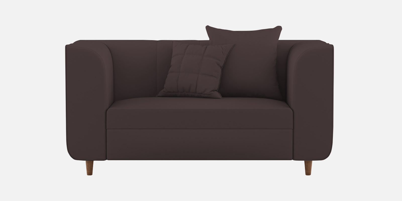Sumo Velvet 2 Seater Sofa In Mocha Brown Colour - Febonic Living