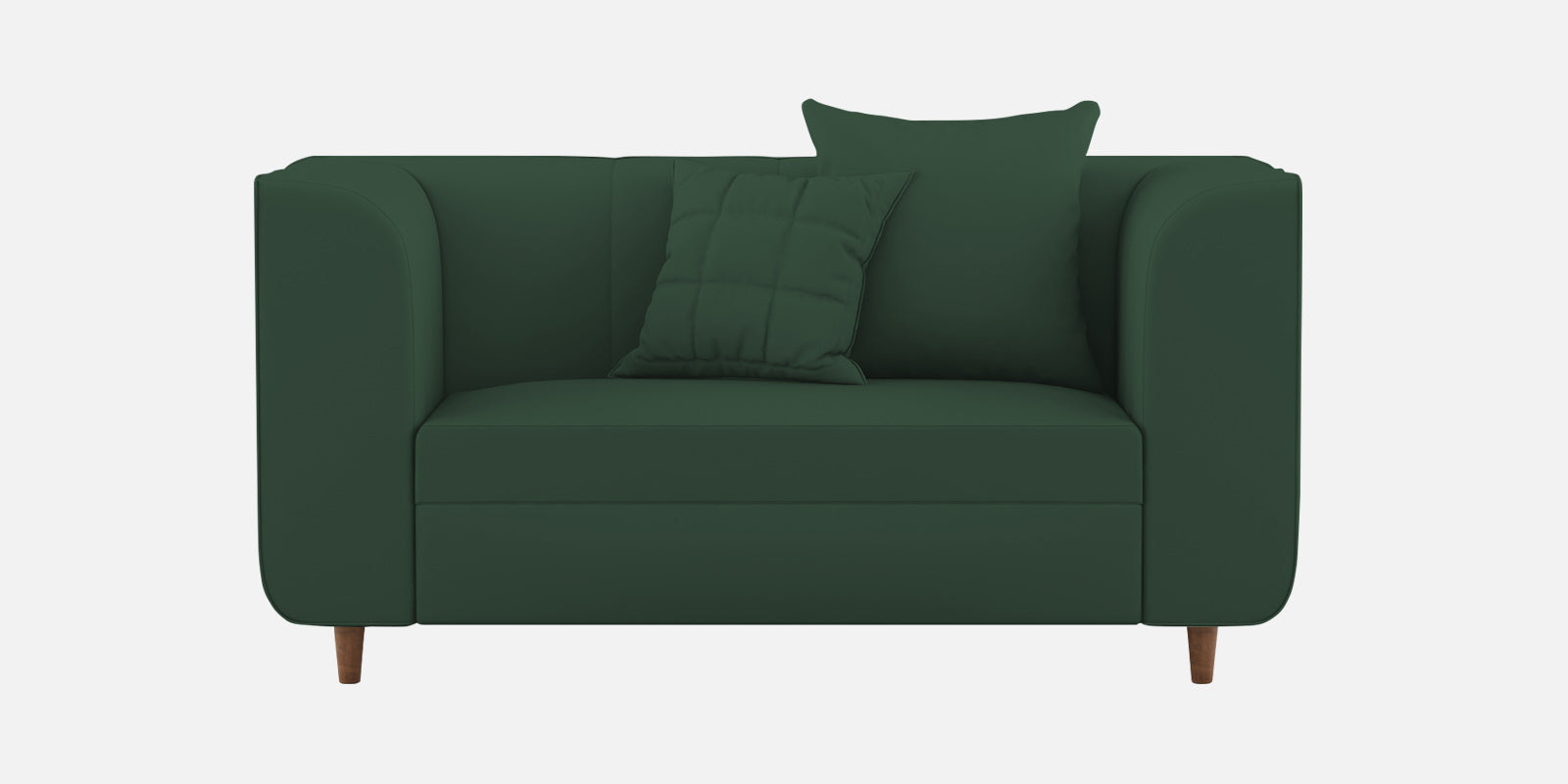 Sumo Velvet 2 Seater Sofa In Amazon Green Colour - Febonic Living