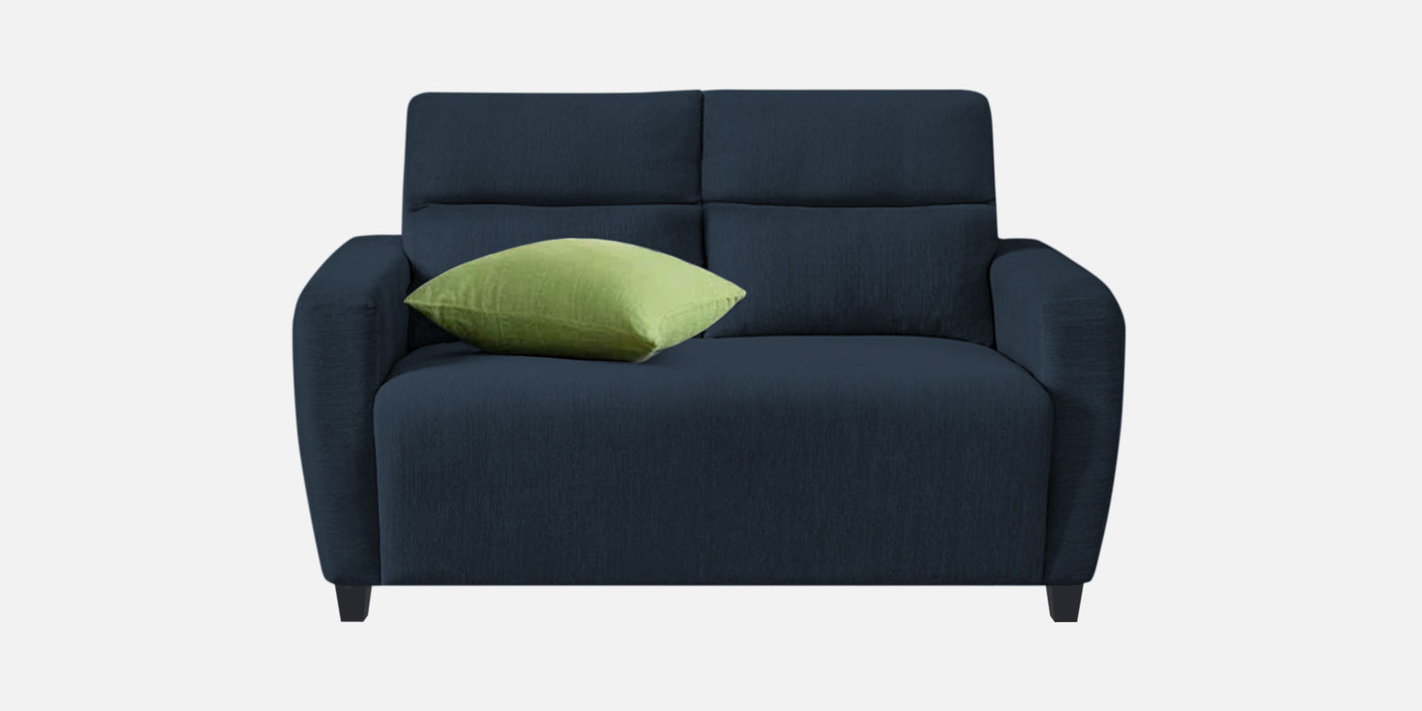 Bakadi Fabric 2 Seater Sofa In Denim Blue Colour - Febonic Living