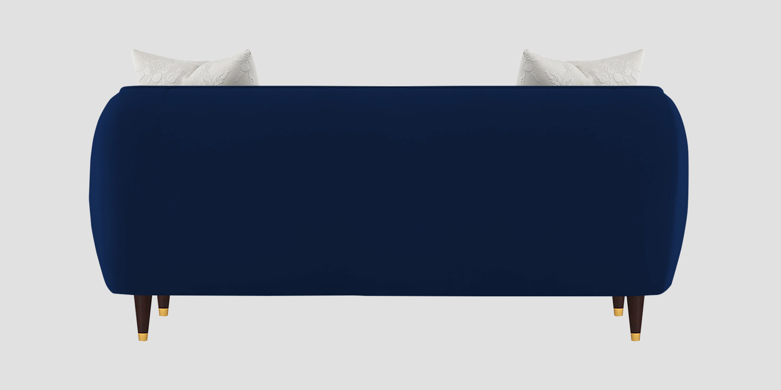 Hairo Velvet 2 Seater Sofa In Imperial Blue Colour - Febonic Living
