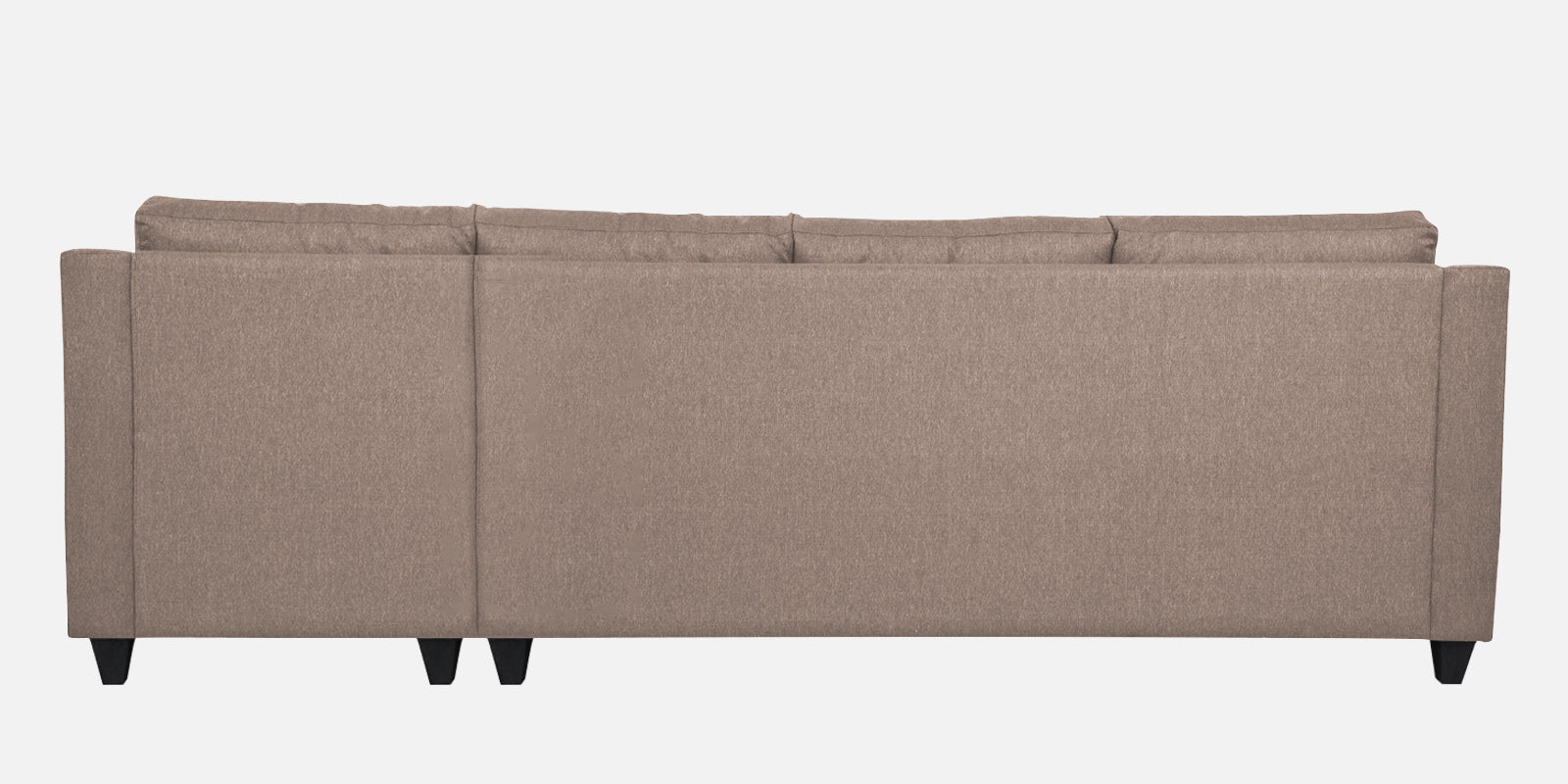 Welly Fabric LHS Sectional Sofa (3+Lounger) In Kadhi Beige Colour - Febonic Living