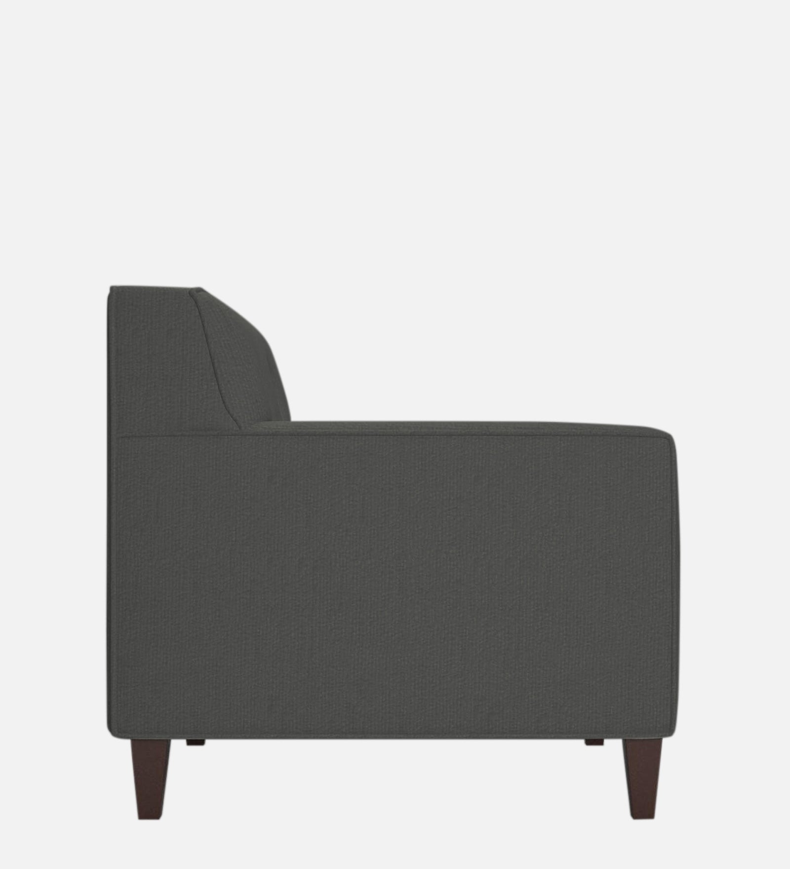 Miller Fabric 1 Seater Sofa In Charcoal Grey Colour - Febonic Living
