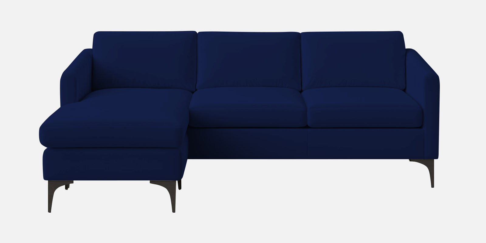 Haru Fabric RHS Sectional Sofa (2+Lounger) In Imperial Blue Colour - Febonic Living